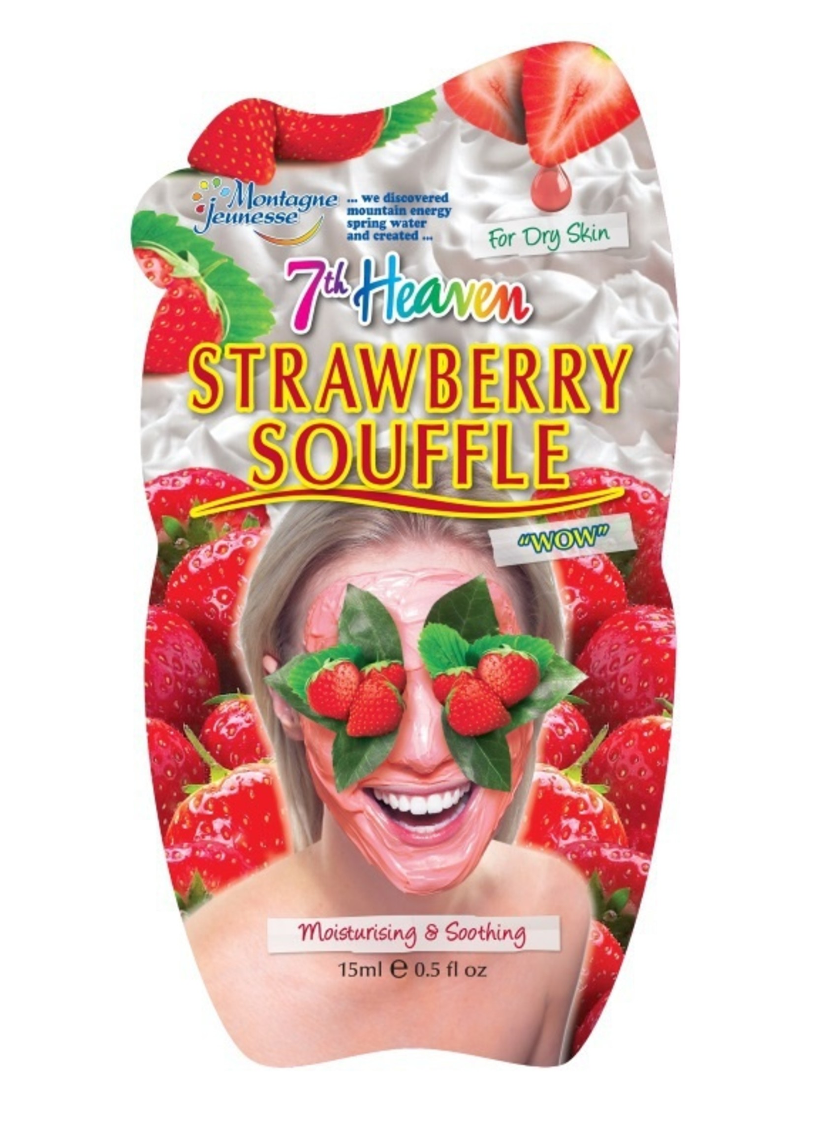 Montagne Jeunesse Gezichtsmasker Strawberry Souffle 12 x 10 ml
