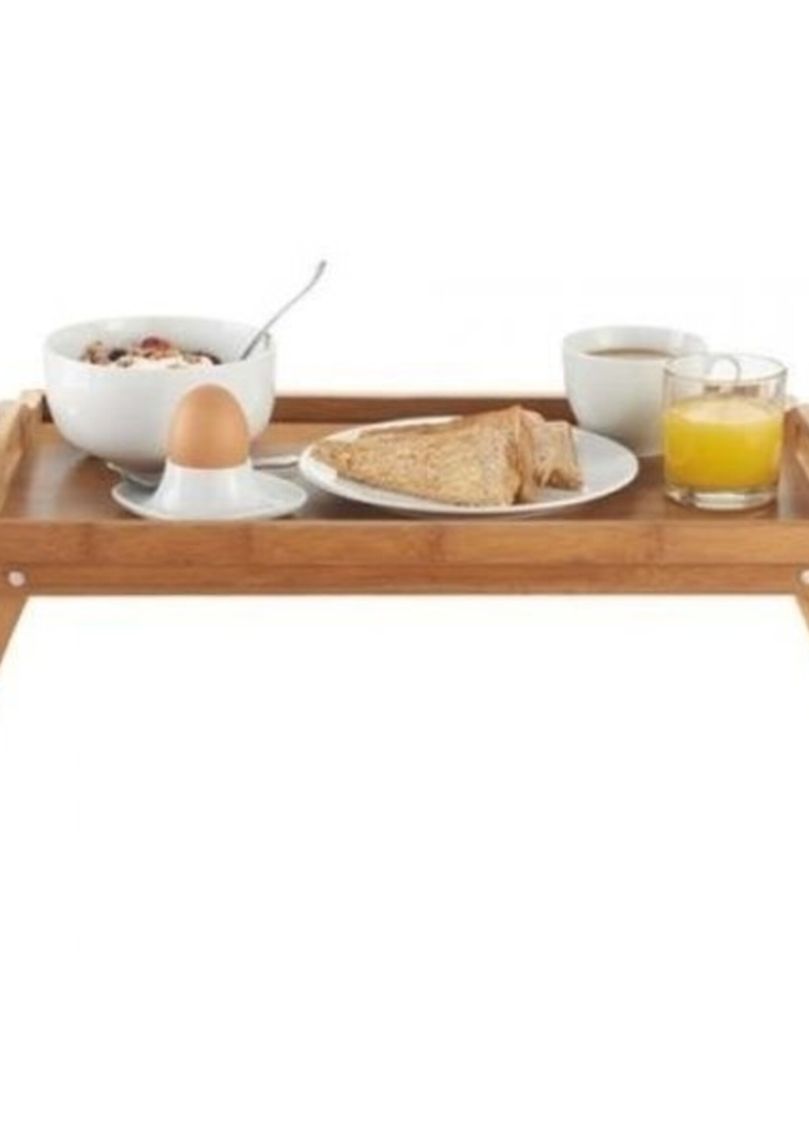 Ontbijt dienblad voor bed met pootjes opklapbaar ca.50x30cm