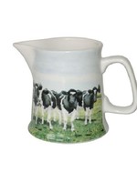 Wiebe van der Zee Melkkan koe waterland afmeting 12x8x8cm 210ml porselein