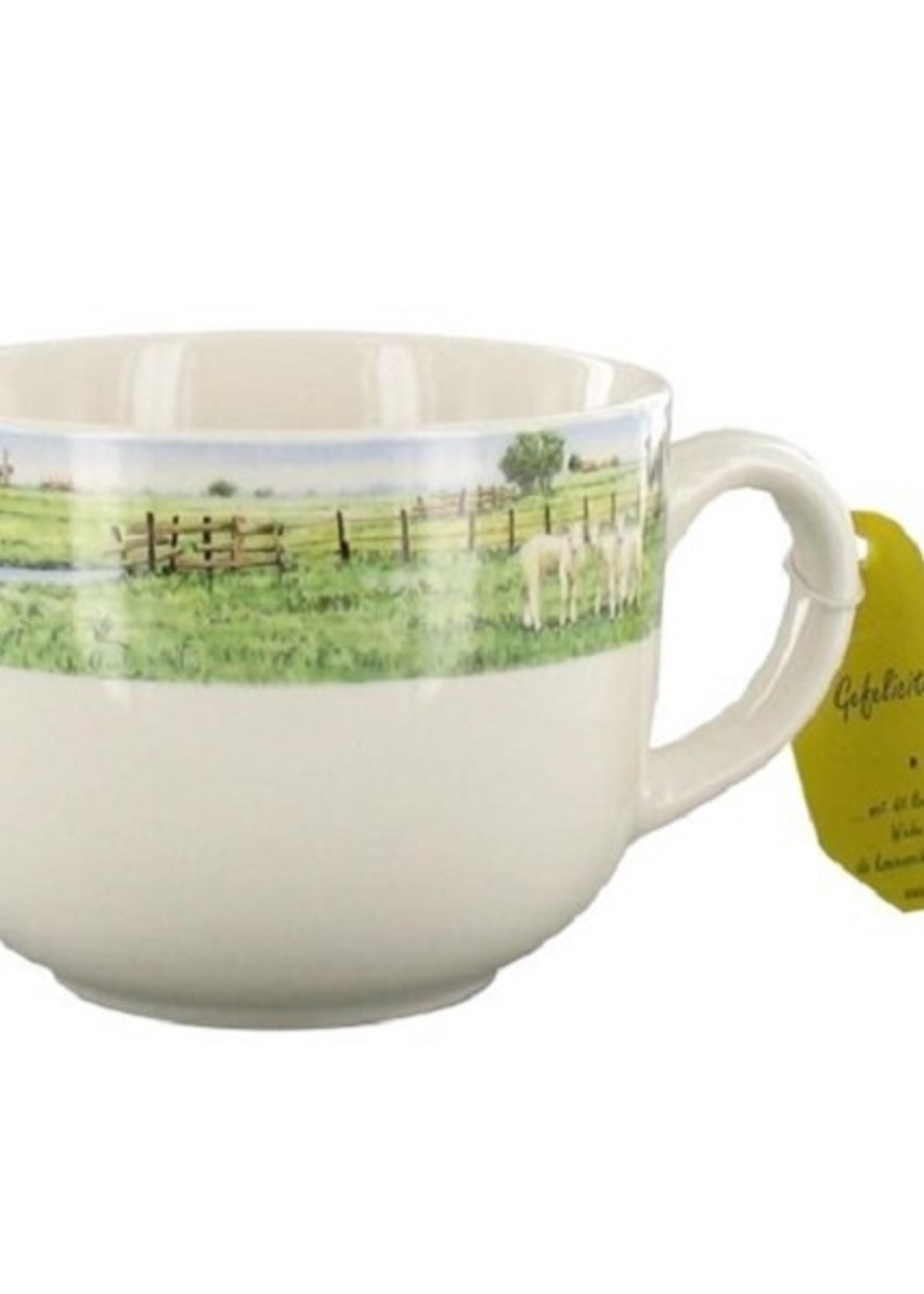 Wiebe van der Zee Soepkom Kraamvisite doos a 6 stuks Ø11cm 560ml porselein