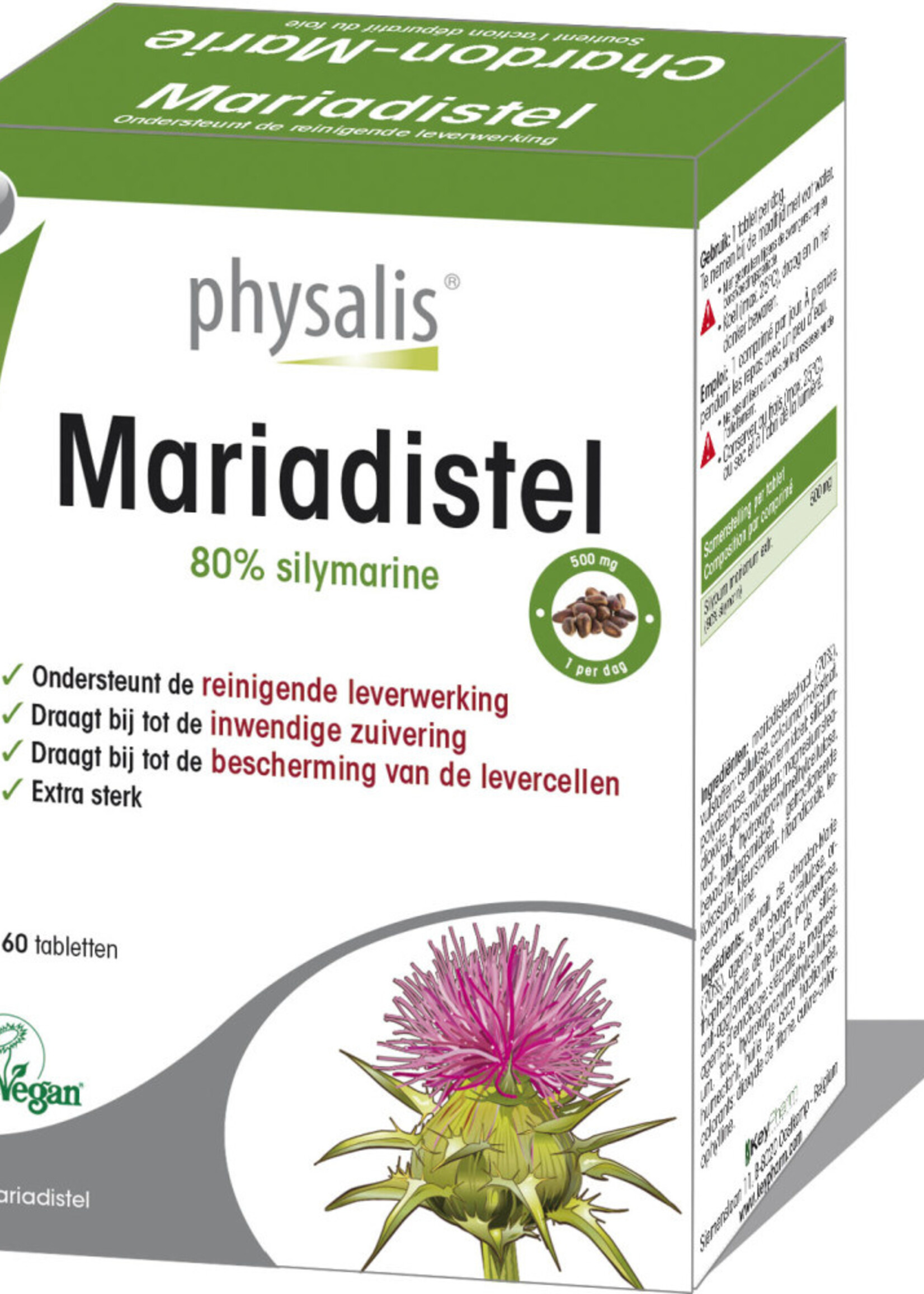 Mariadistel 60 tabletten