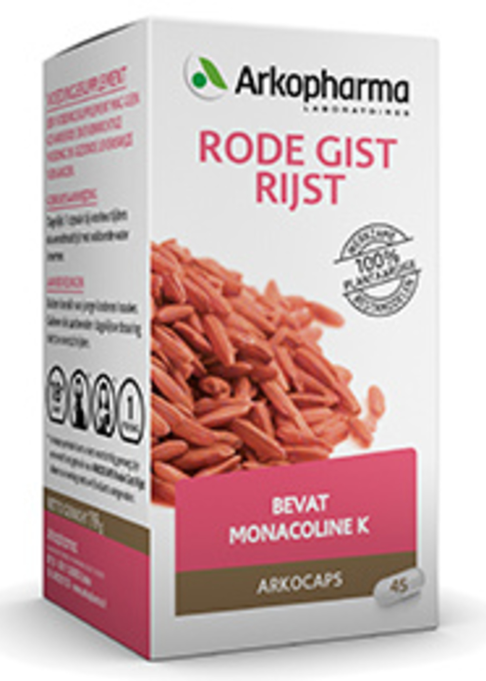 Rode Gist Rijst 45 capsules