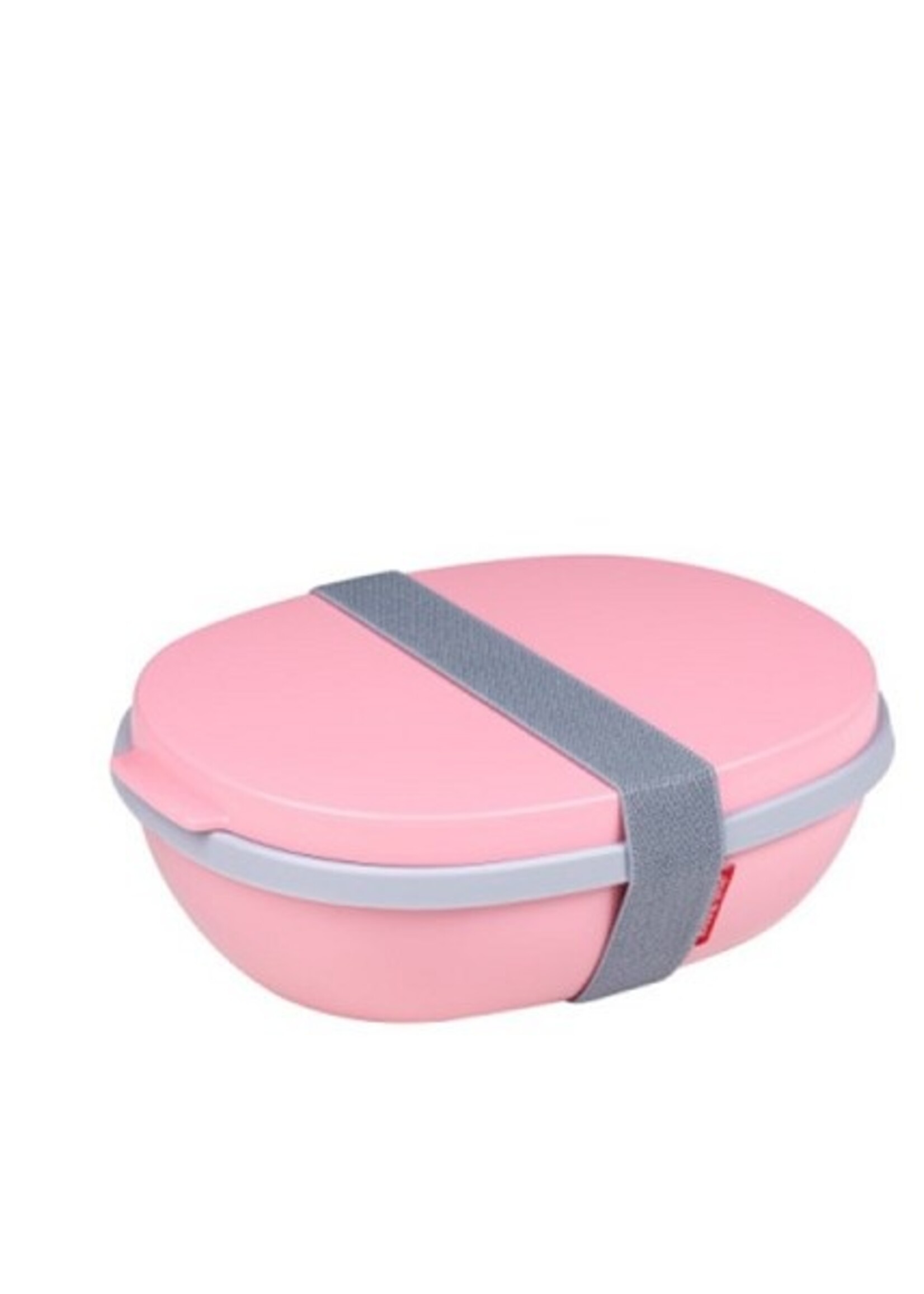 Mepal lunchbox ellipse duo - nordic pink Inclusief 1 minibox voor dressings of pijnboompitjes 225 x 175 x 75mm