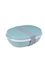 Mepal lunchbox ellipse duo - nordic green Inclusief 1 minibox voor dressings of pijnboompitjes