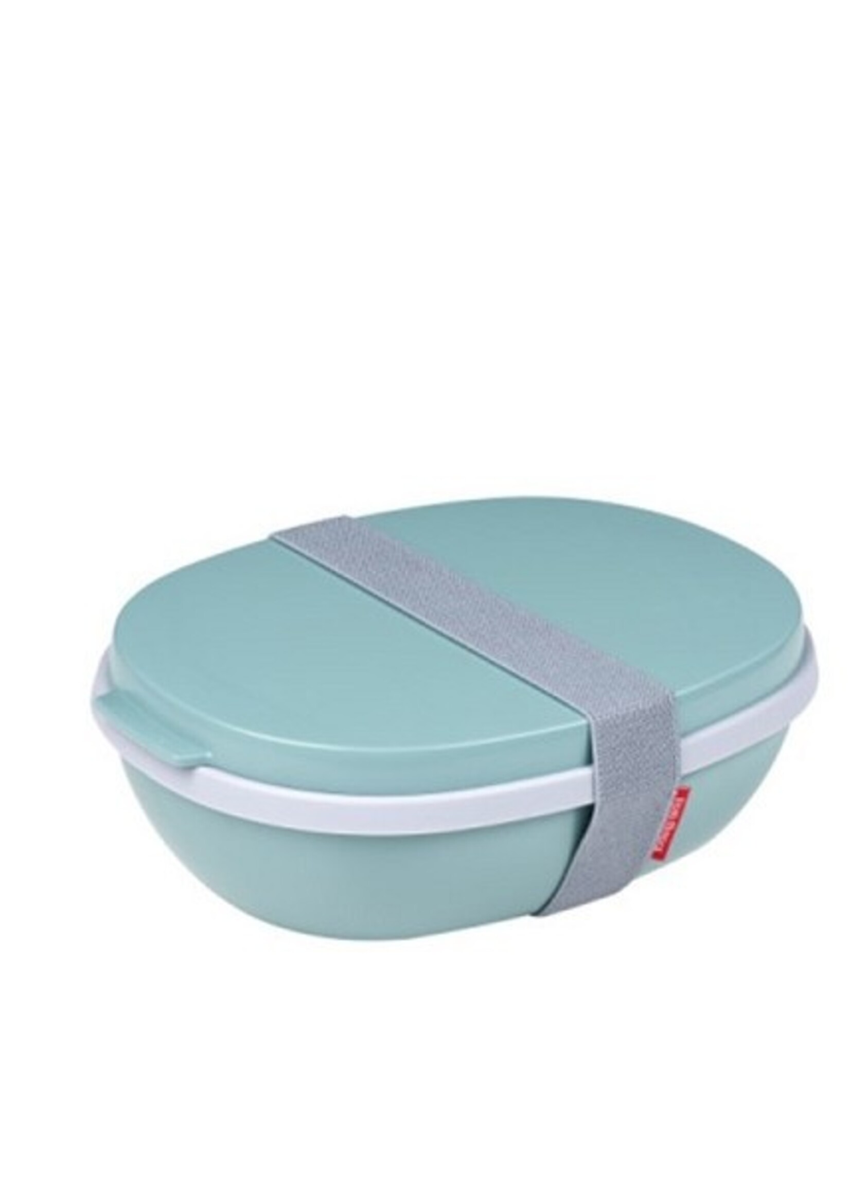 Mepal lunchbox ellipse duo - nordic green Inclusief 1 minibox voor dressings of pijnboompitjes