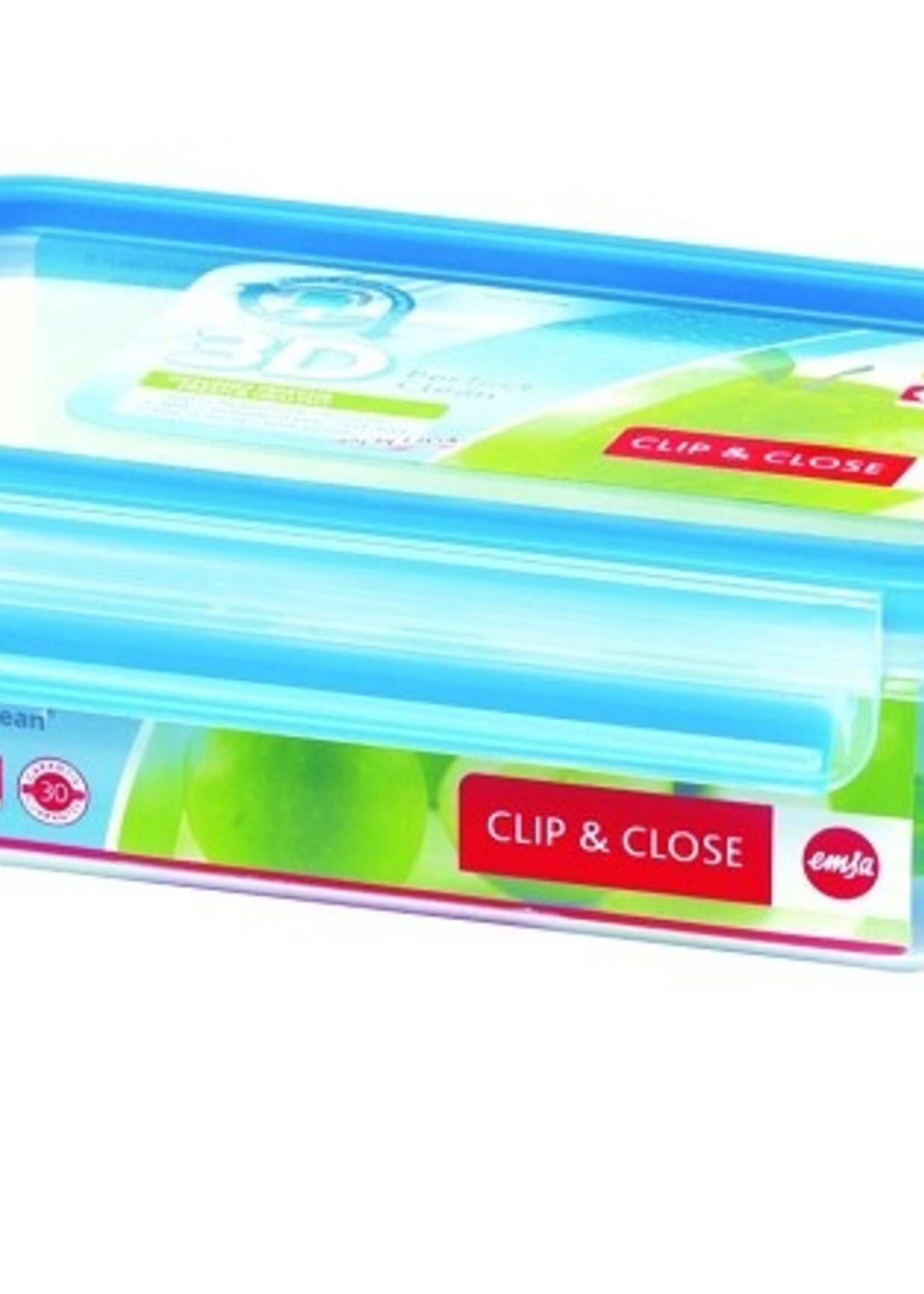 Emsa Clip & Close 3D Voorraaddoos 0,80 liter