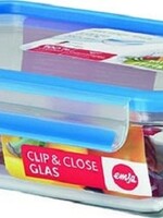 Emsa Clip & Close 3D Voorraaddoos glas 1,3 liter