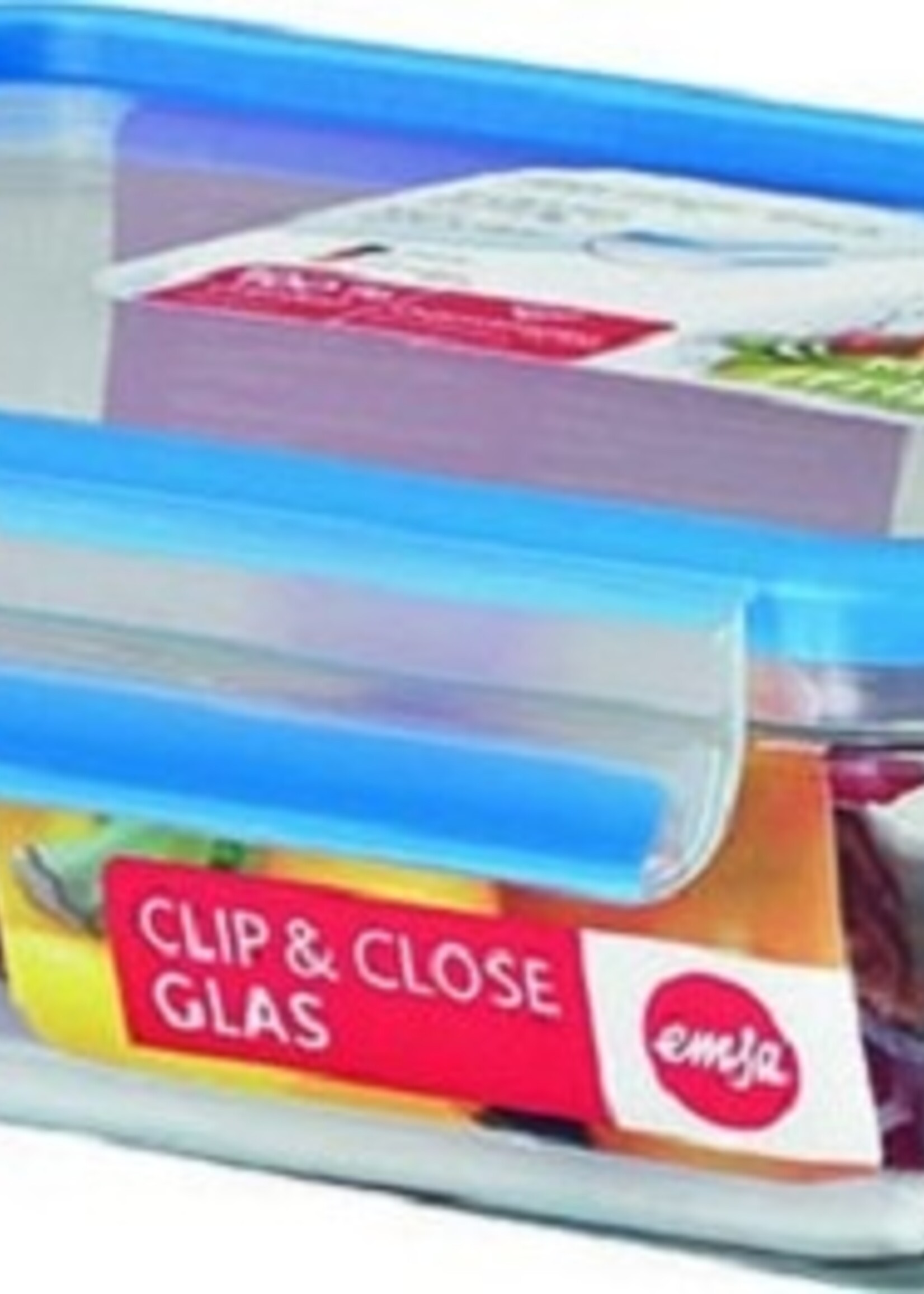 Emsa Clip & Close 3D Voorraaddoos glas 1,3 liter