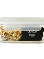 Dutch Rose Vershoudschaal glas rechthoekig 2000ml wit