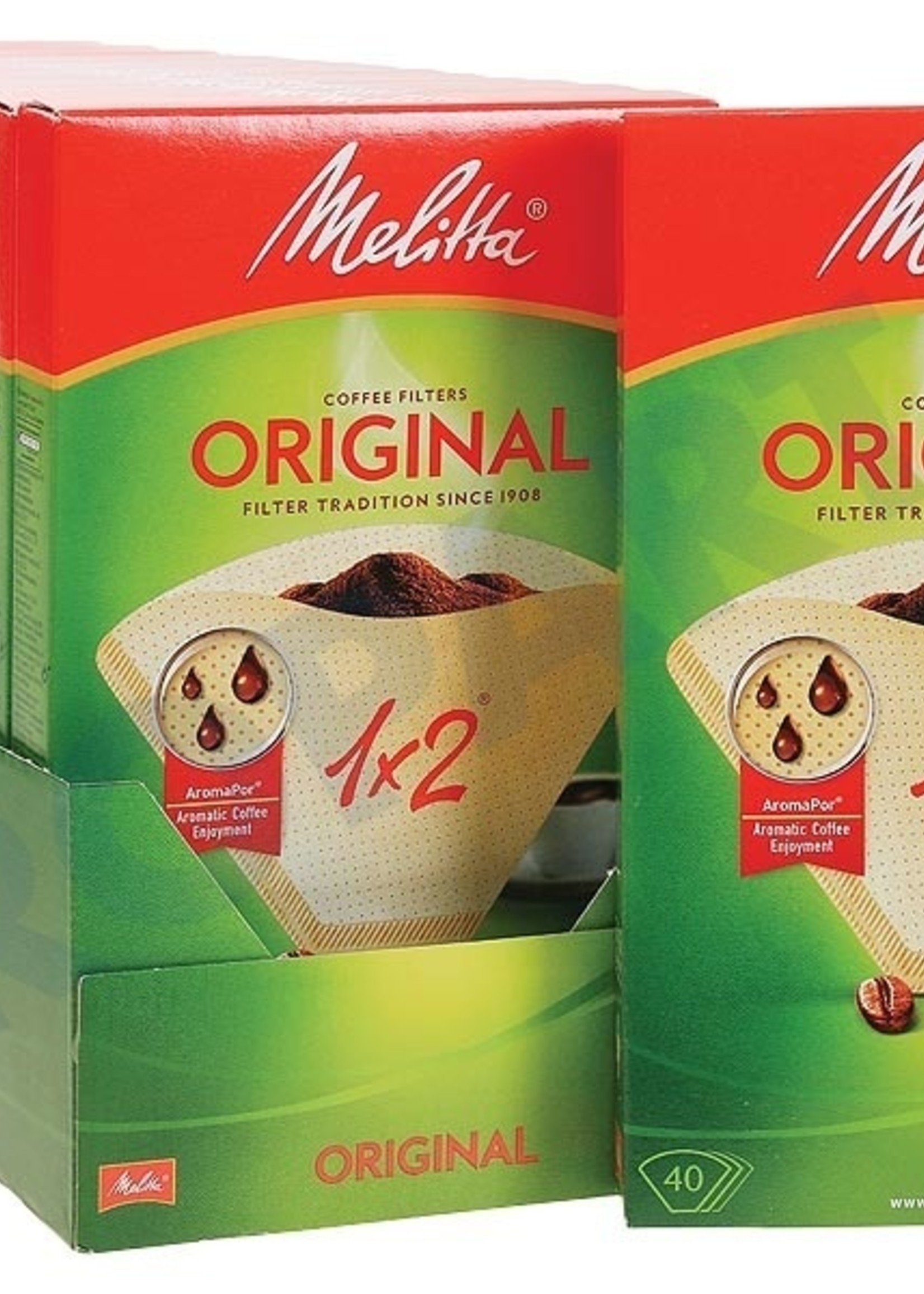 Melitta koffiefilters 1x2 40st krimp a 18 pak