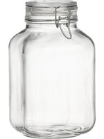 Bormioli Weckpot inmaakpot vierkant 3,0ltr Fido per stuk