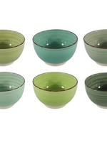 Schaaltje Green doos a 6 stuks Ø12x6cm