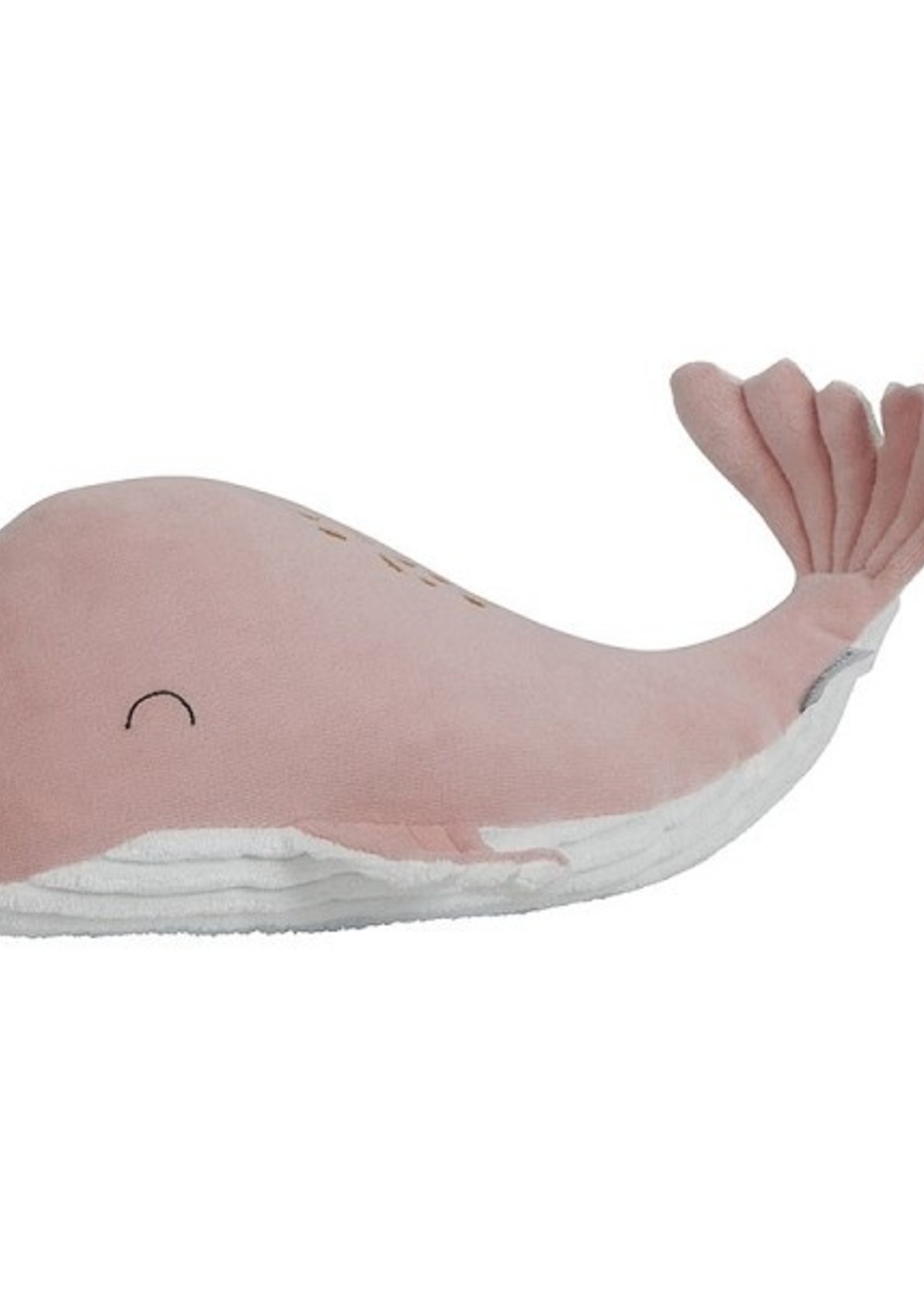 Tiamo Little Dutch Knuffel Groot Walvis Ocean pink 35cm