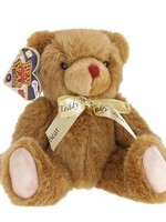 Toi Toys Pluche Schijvenbeer donkerbruin 25cm