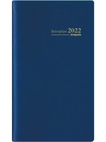 Zakagenda Interplan week NL 2022 GENOVA zwart/blauw/rood 9x 16 cm