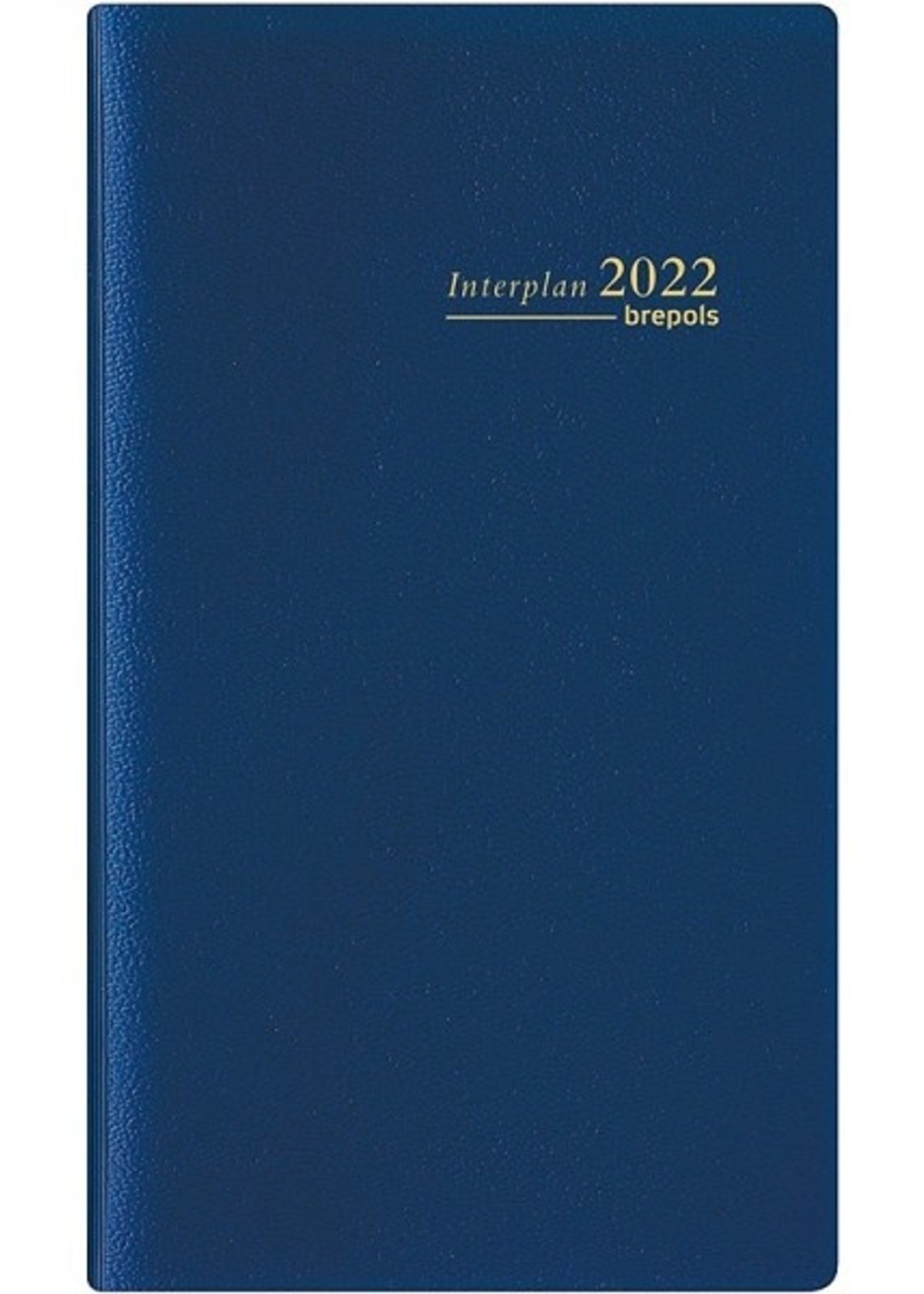 Zakagenda Interplan week NL 2022 GENOVA zwart/blauw/rood 9x 16 cm