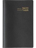Kantooragenda Delta 6t Genova zwart 2022 8x12cm