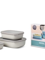 Mepal set cirqula rechthoekig 3-dlg (500+1000+2000) - nordic white