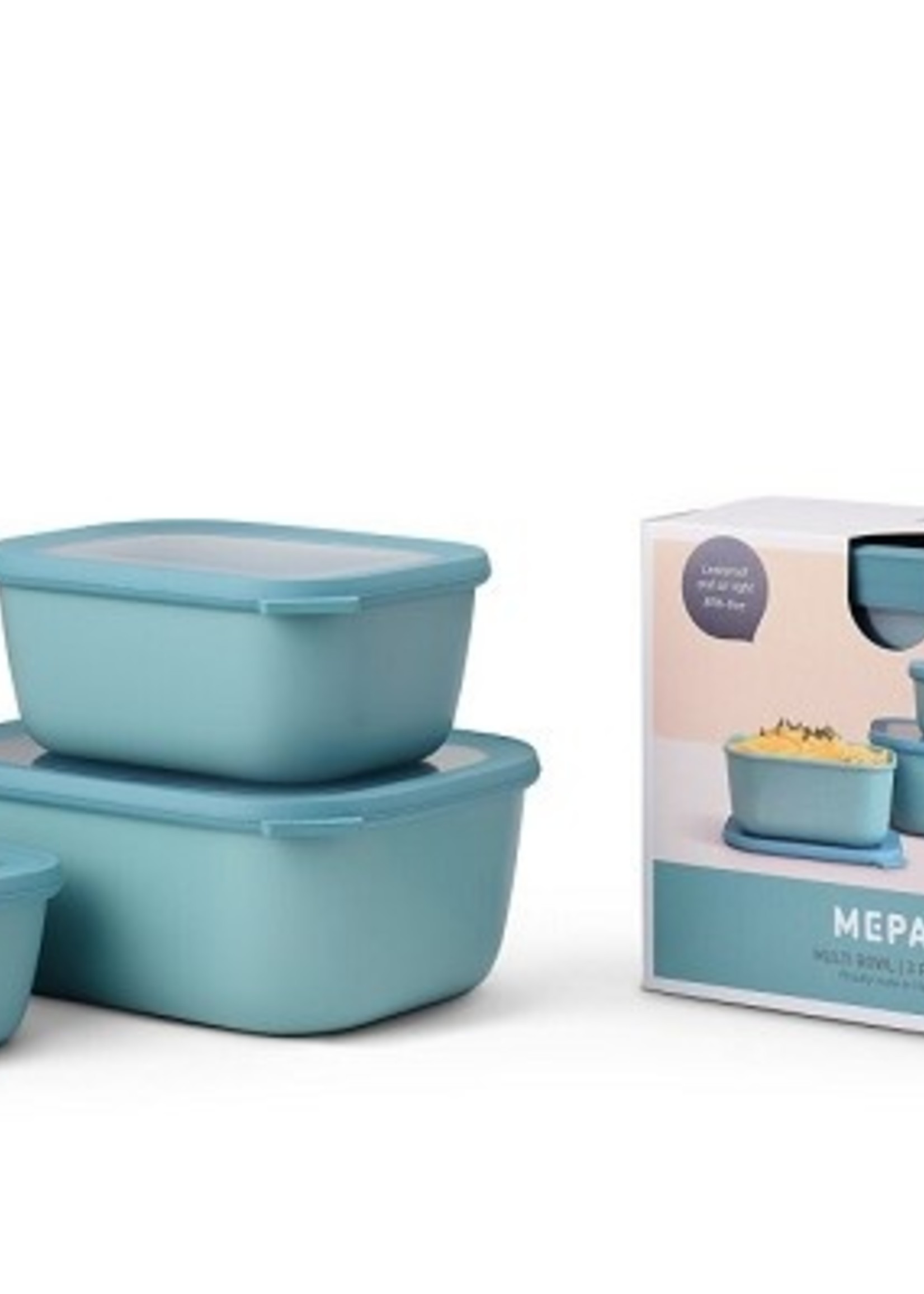 Mepal set cirqula rechthoekig 3-dlg (750+1500+3000) - nordic green