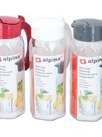 Alpina Karaf glas 1,5L met kunststof deksel
