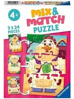 Ravensburger Mix&Match puzzel Boerderijvrienden 3x24 stukjes