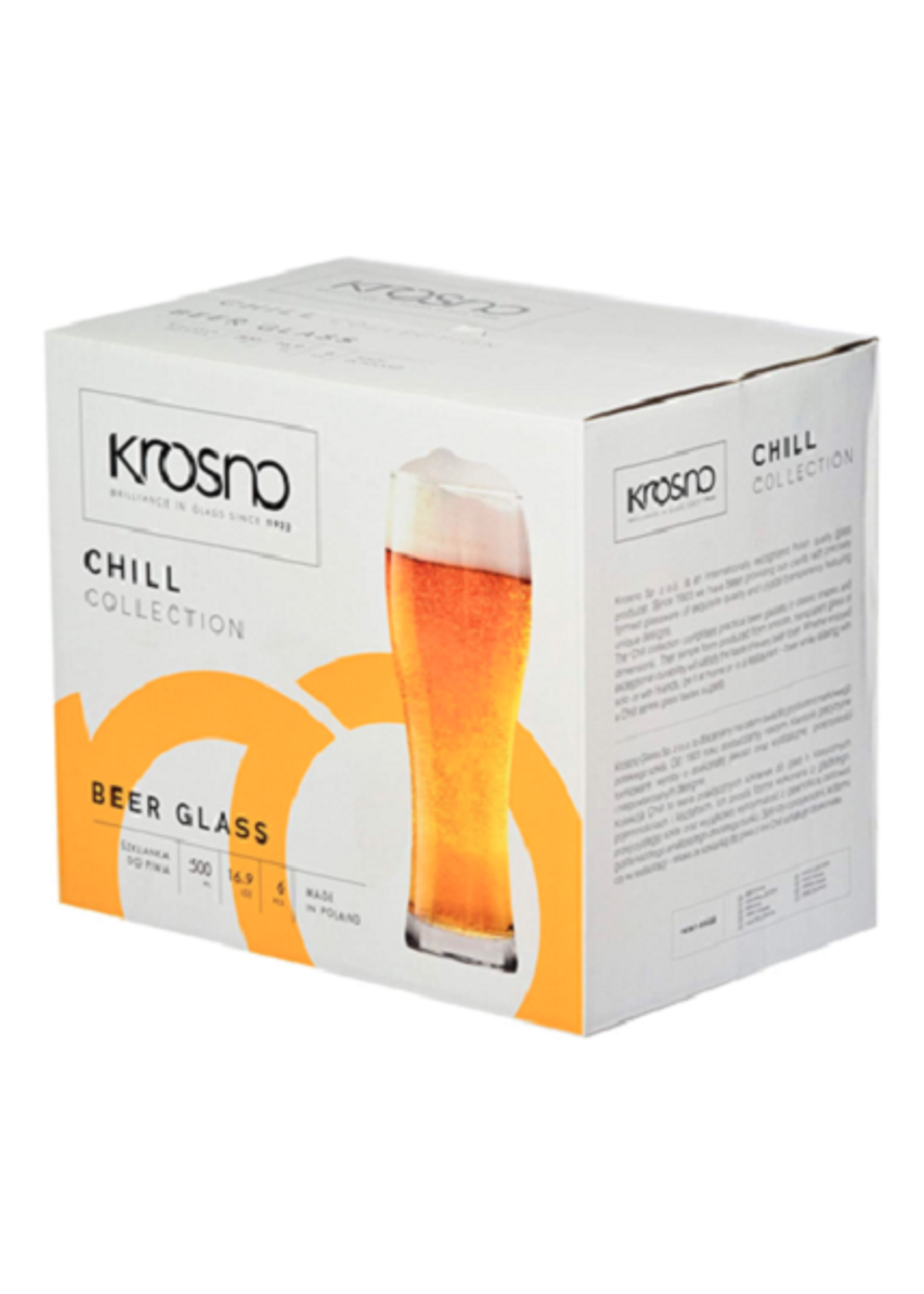 Krosno Bierglazenset Chill 6-delig 300ml