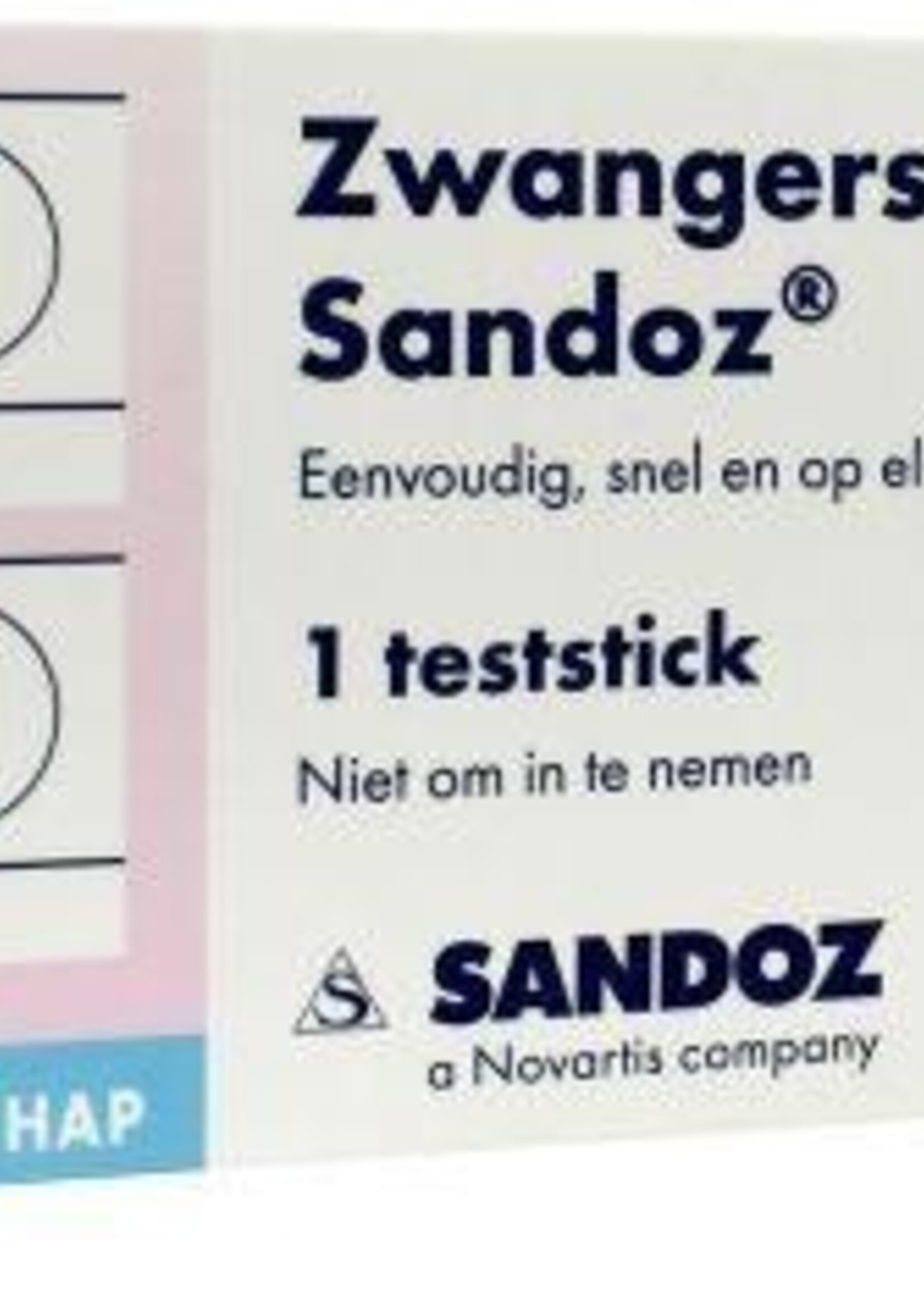 Sandoz Zwangerschapstest 1st