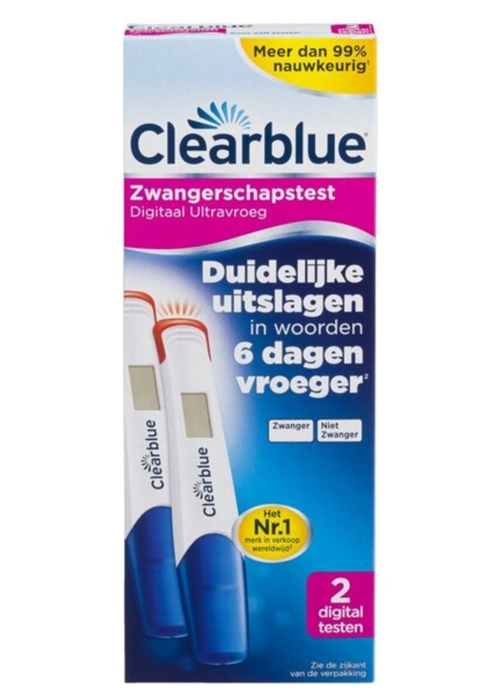 Clearblue Digital 6 Dagen ultra early 2st