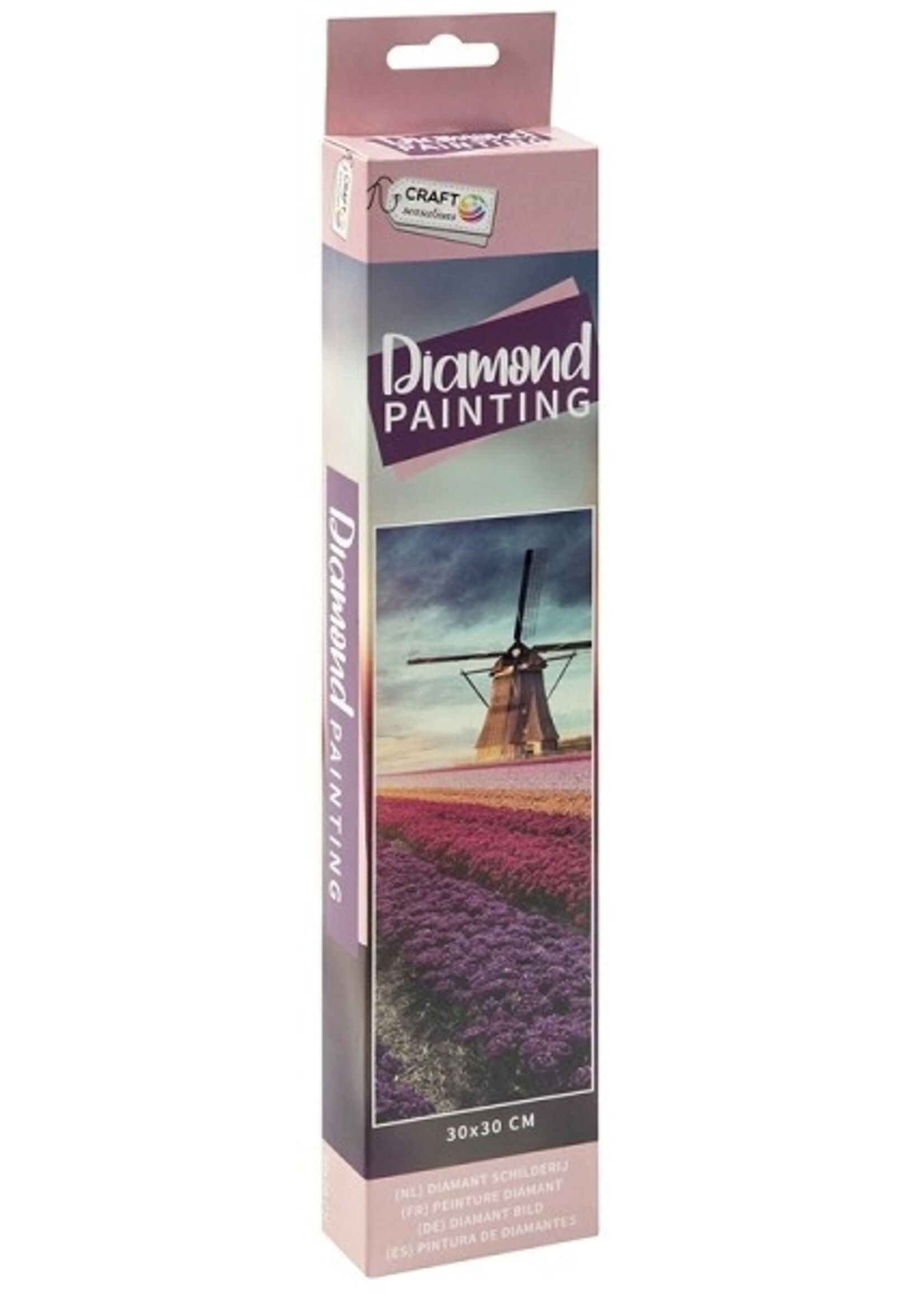 Grafix Diamond painting - Molen 30x30cm