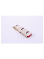 Decoris kerst raamtape rood 1,9cmx1000cm pak a 2 stuks