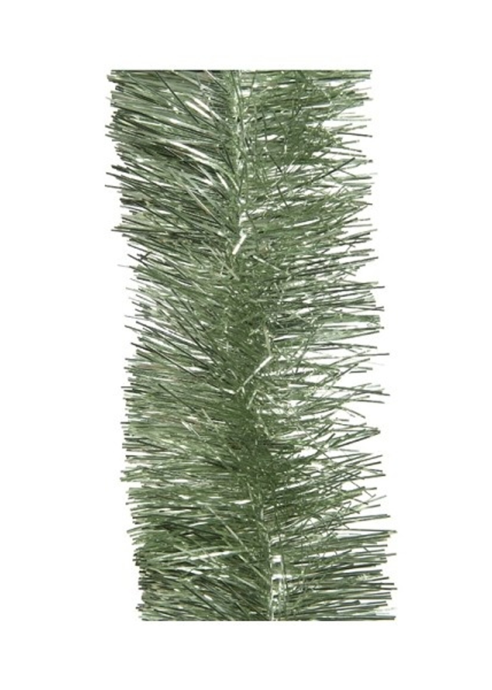 Decoris kerstboom guirlande lametta glans Ø7x270cm salie groen