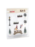 Kerstfigurenset 10-delig met brug