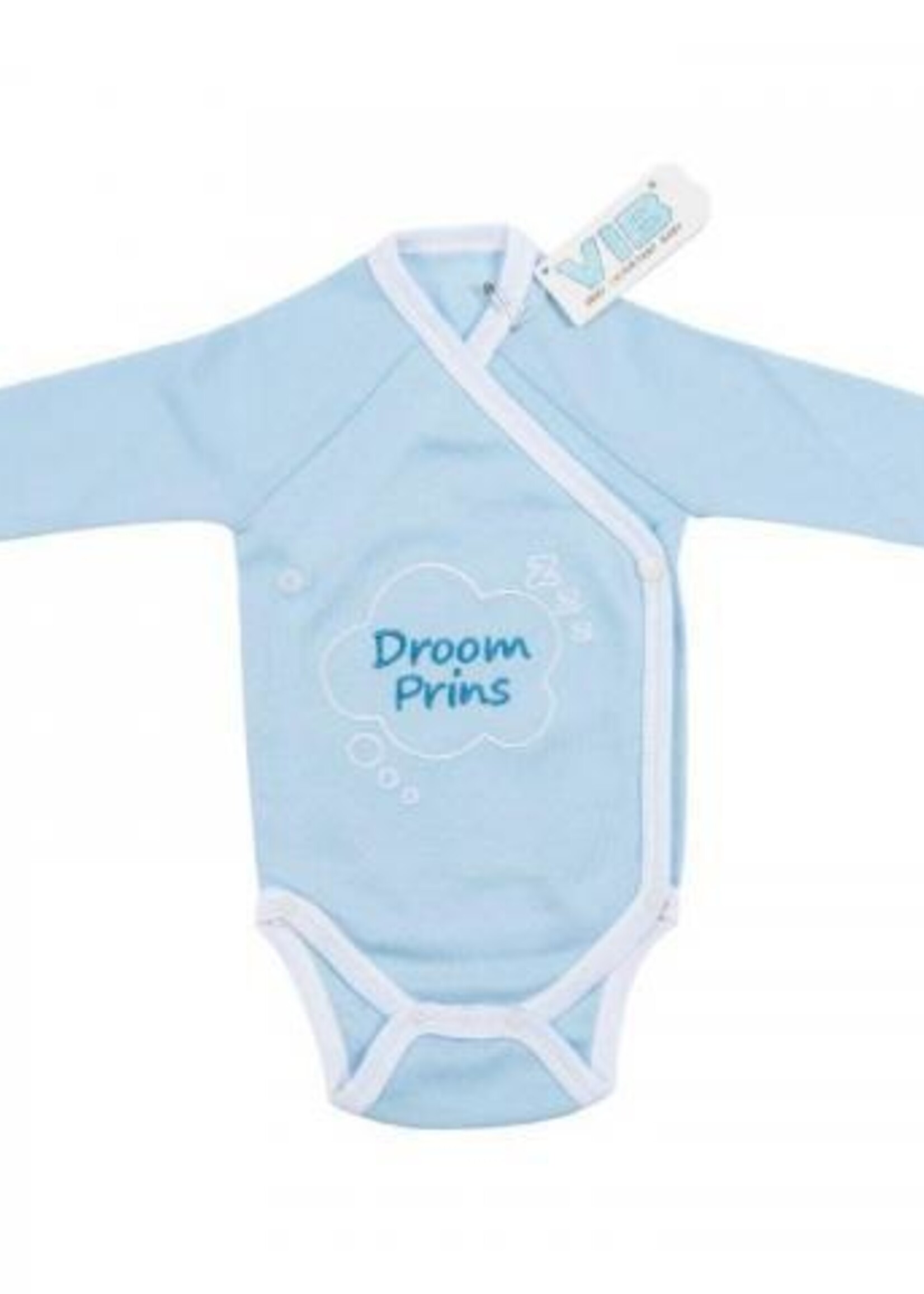ROMPER DROOM PRINS BLAUW-WIT