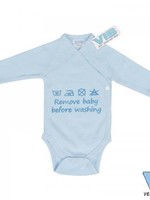 ROMPER REMOVE BABY BEFORE WASHING BLAUW