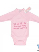 ROMPER REMOVE BABY BEFORE WASHING ROZE