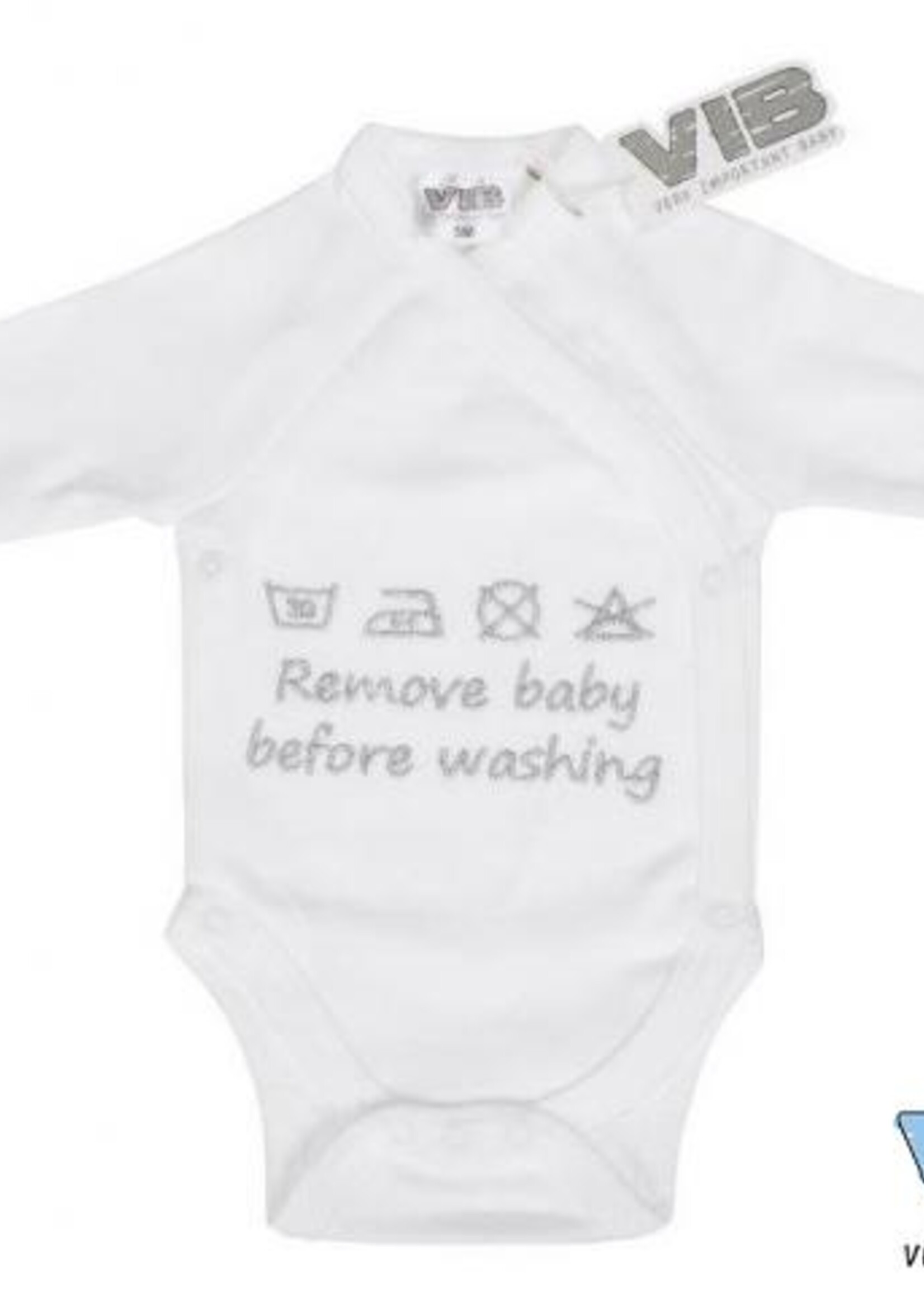 ROMPER REMOVE BABY BEFORE WASHING WIT