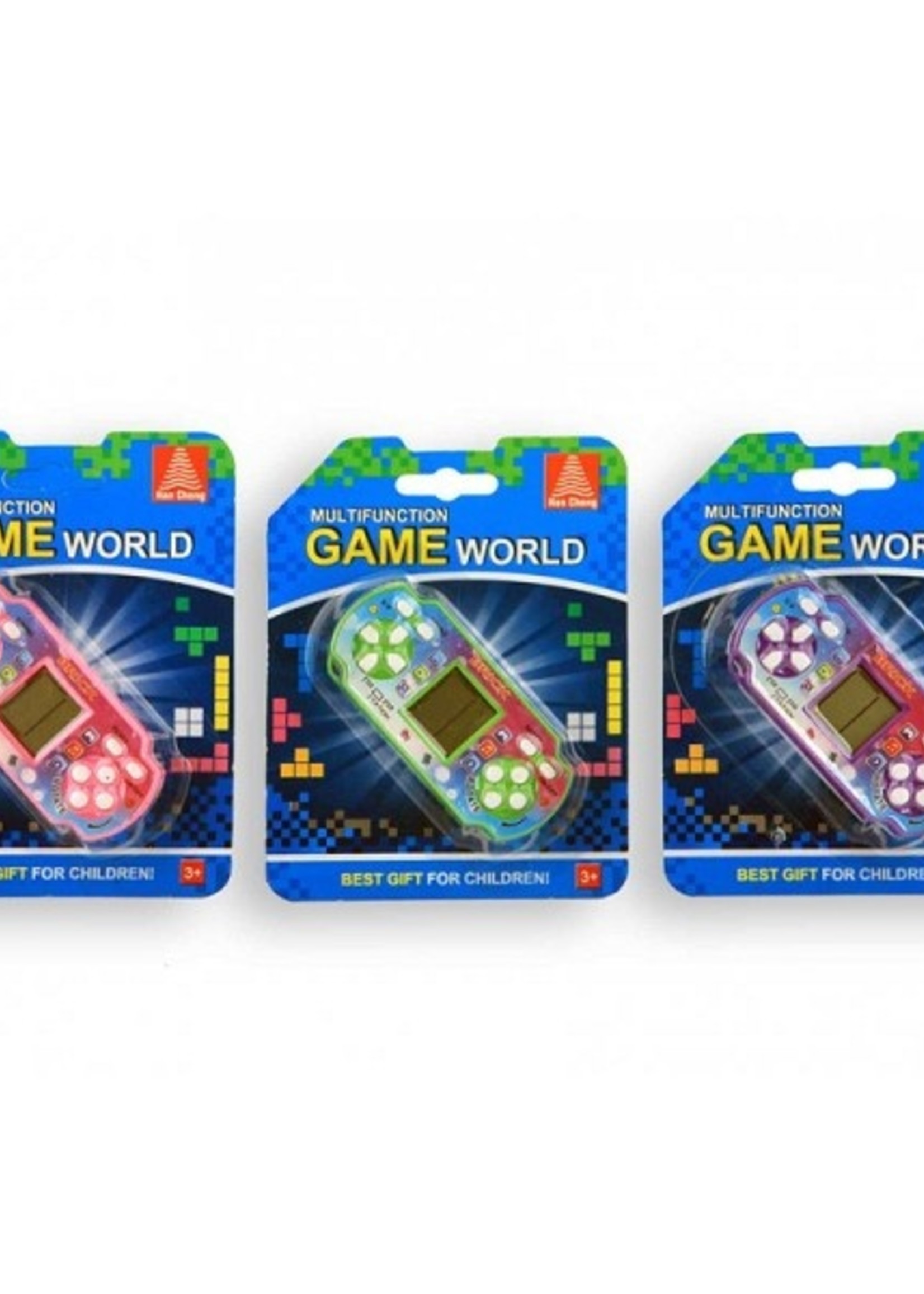 Computerspelletje brickgame Multifunction game world
