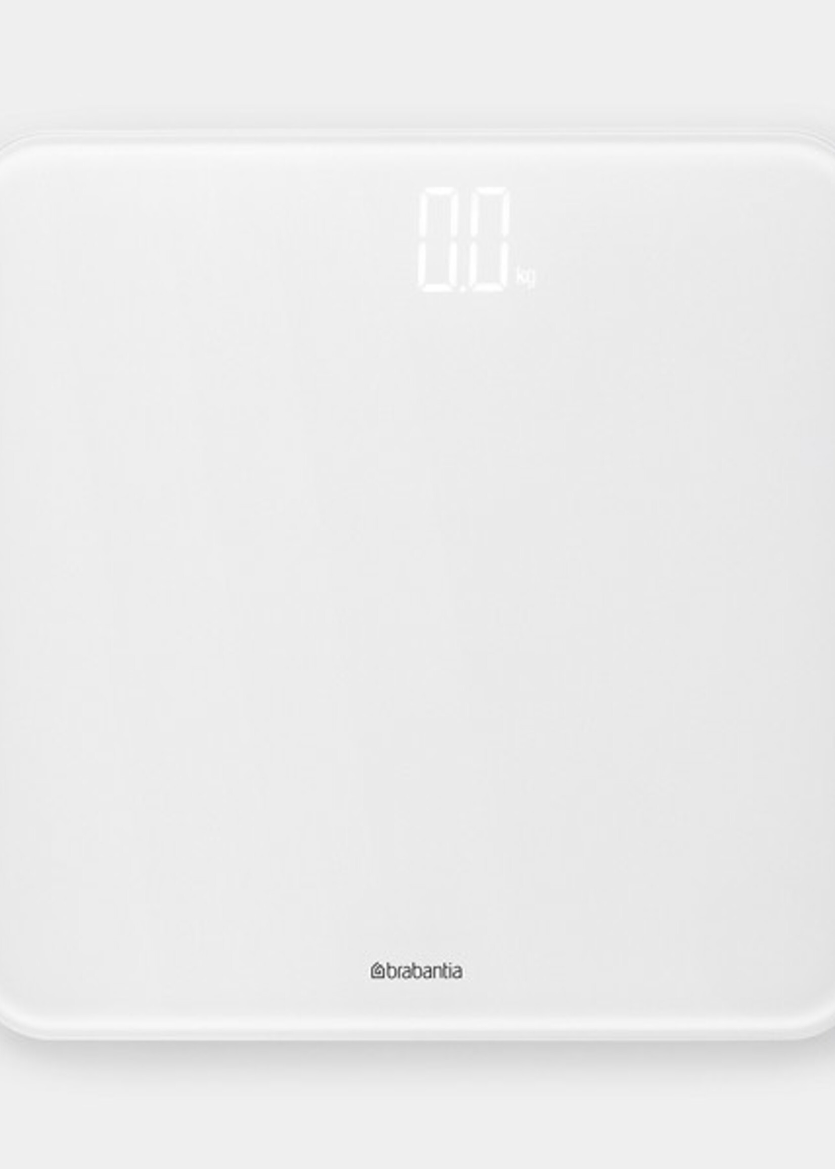 Brabantia Renew digitale personenweegschaal wit-op batterijen