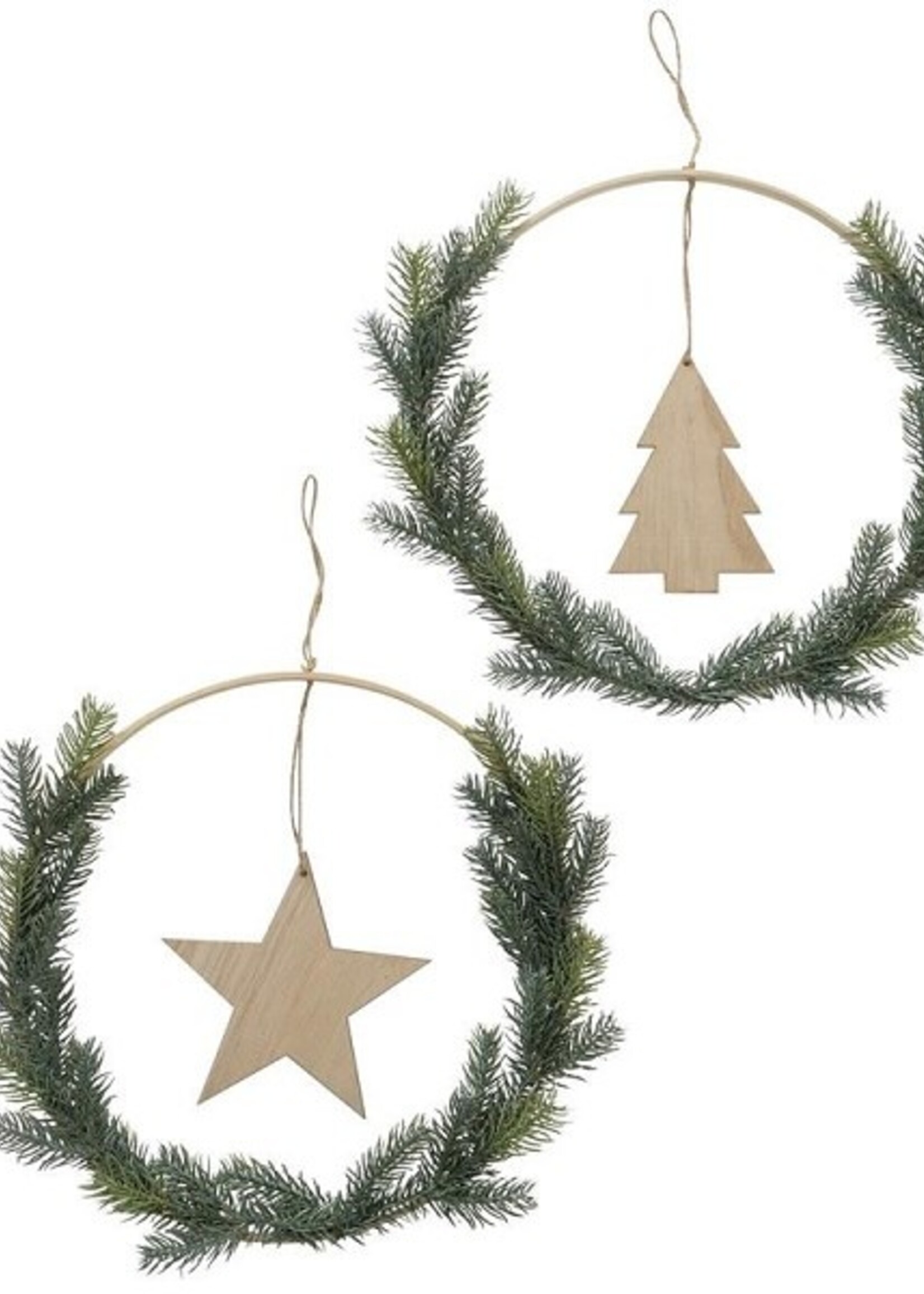 Boltze Home Decohanger kerst Cara dia 35cm