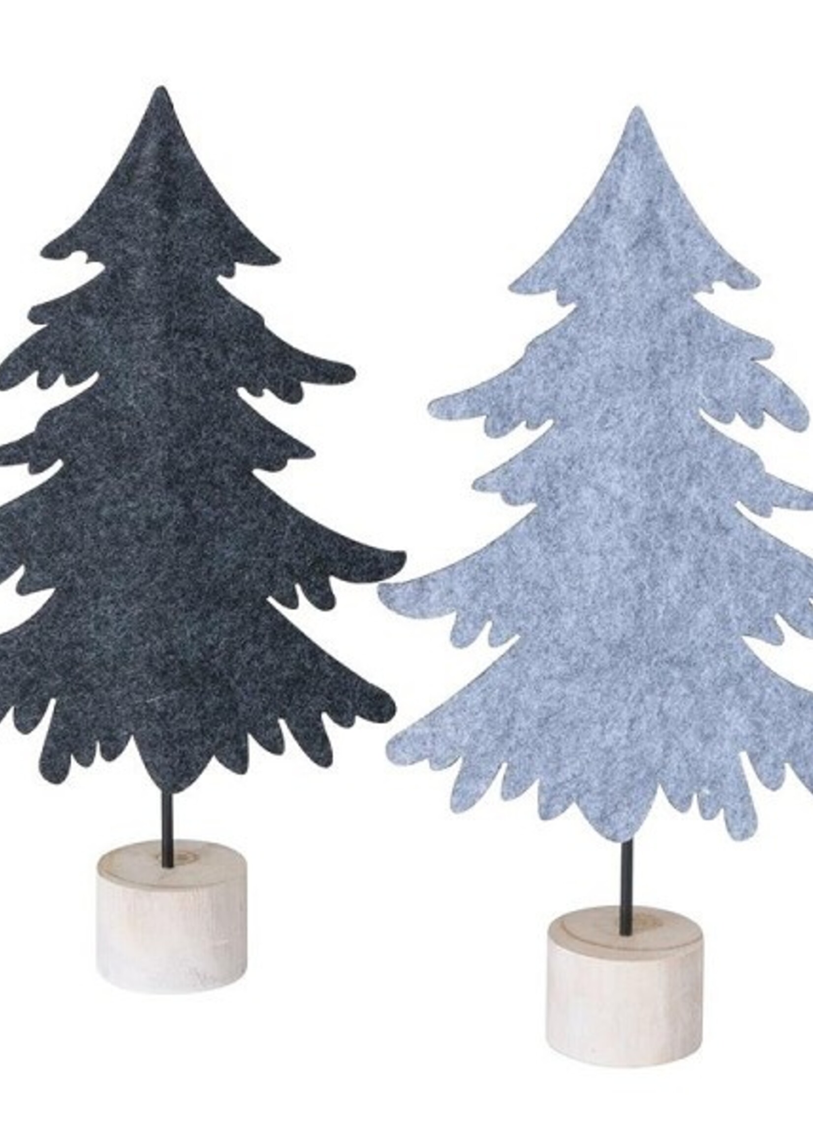 Boltze Home Kerstboom Bento vilt op voet H30cm