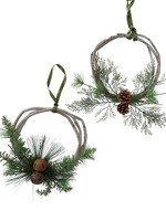 Boltze Home Krans met dennentak H35cm Kallia