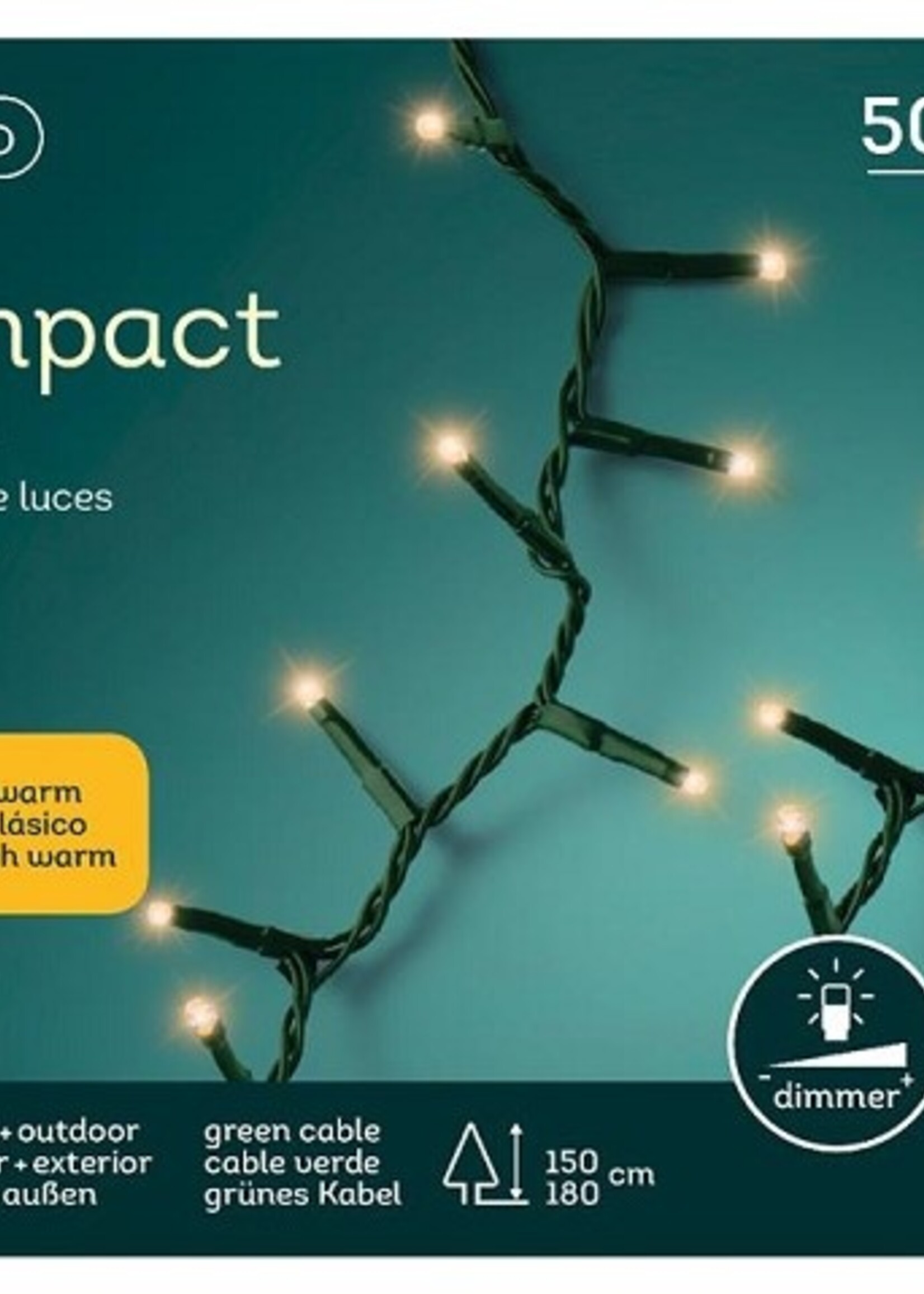 Lumineo LED-verlichting Basic Lights buiten 500L 11 meter klassiek warm