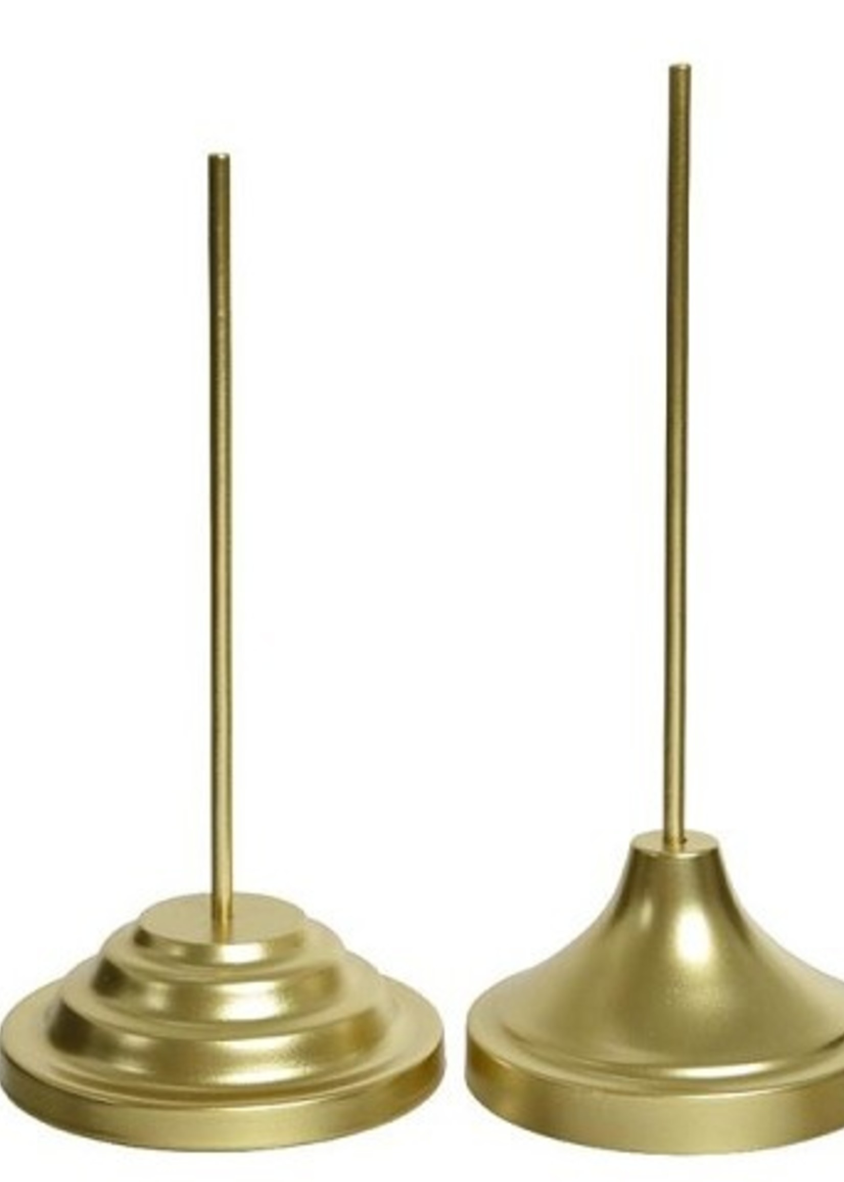 Decoris Piek houder 25cm goud