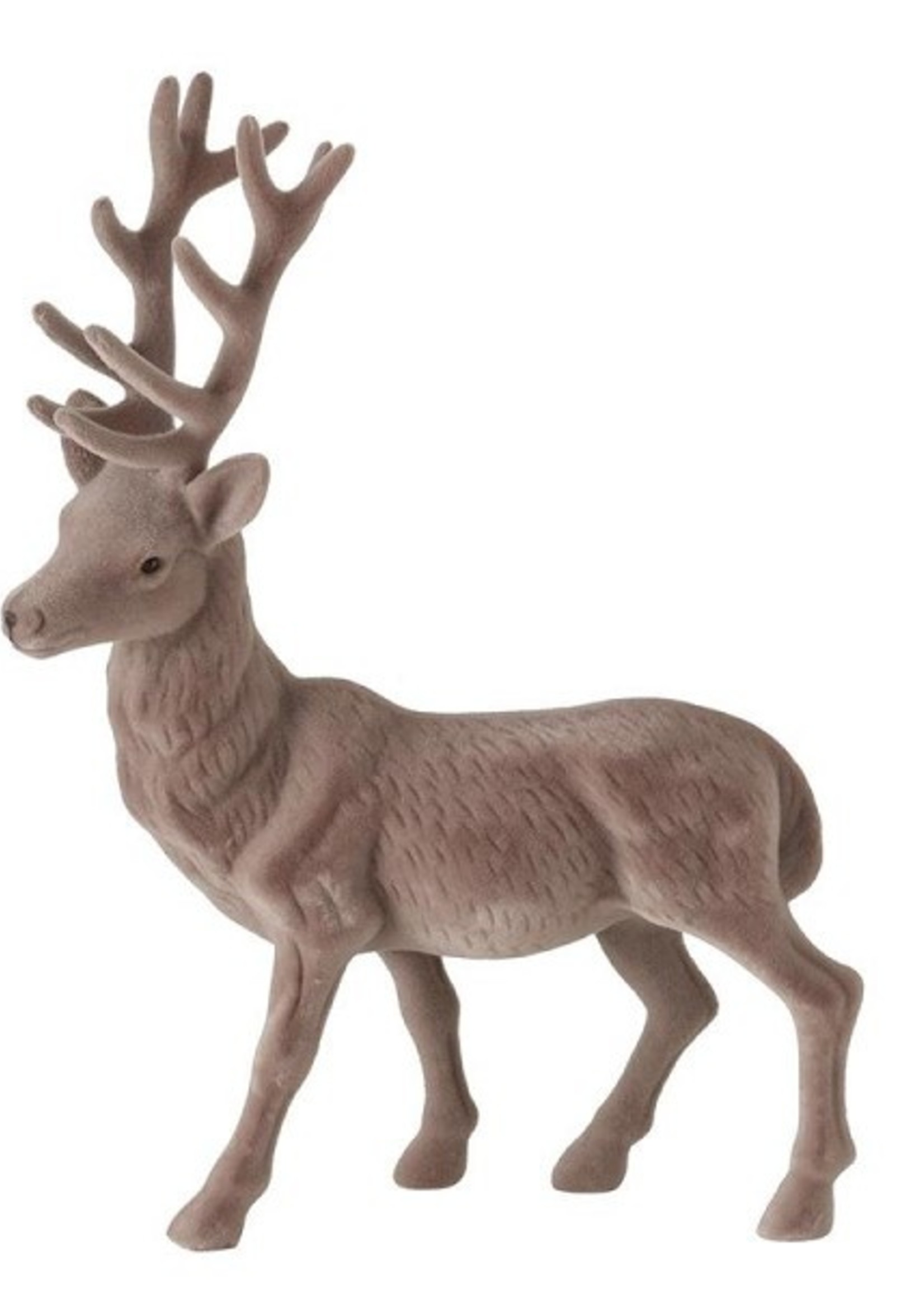 Boltze Home Hert Josa H40cm bruin flock