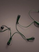 Lumineo LED's connect koppelverlichting 4-weg splitter buiten groen 85cm