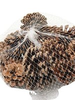 Dennenappels zak a 15 stuks naturel