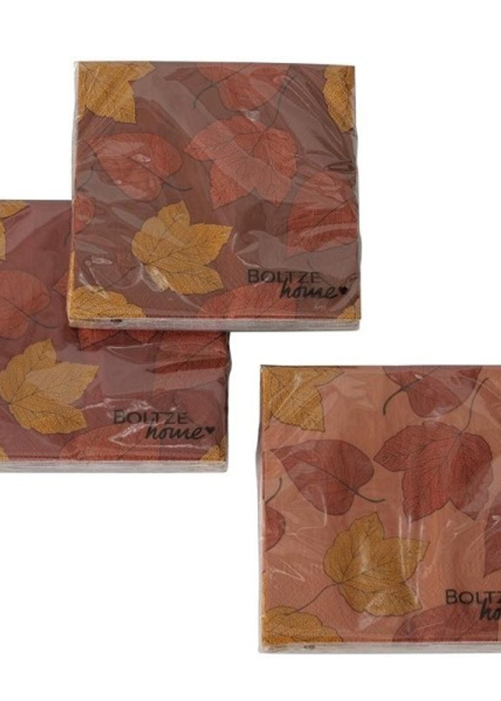 Boltze Home Servetten herfstblad 33x33cm 20stuks