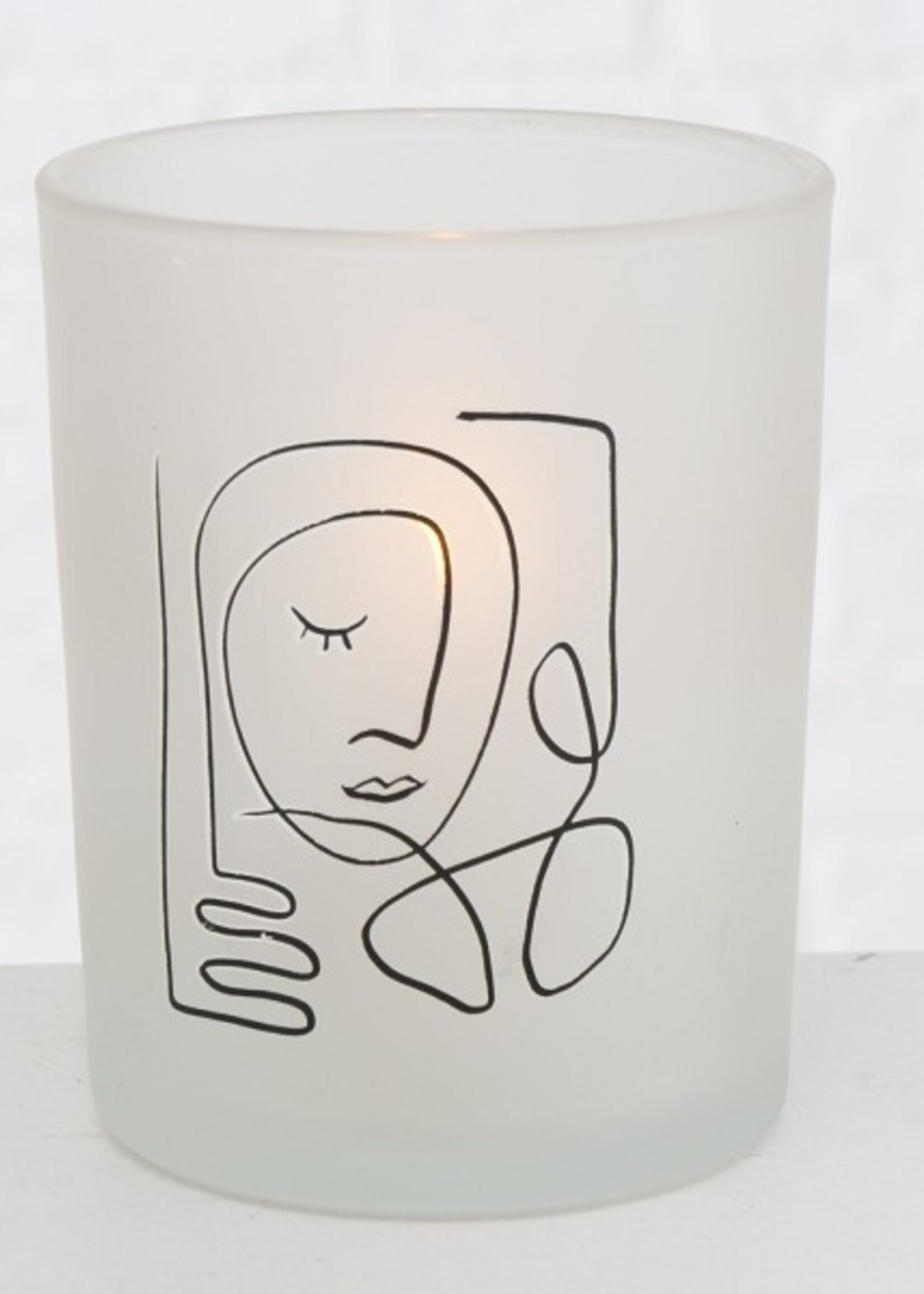 Windlicht Pica glas Ø10xH12,5cm