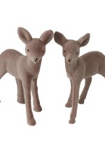 Boltze Home Hert Nelle 2-delig bruin H15cm