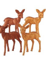 Boltze Home Ree Nelle bruin glitter h15cm set a 2